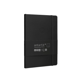 Antartik Notes Cuaderno A5 Tapa Blanda Hojas Rayas Negro 80 Hojas 80gr FSC