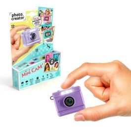 Canal Toys CTCLK063 Photo Creator Mini Cam' Cámara digital de fotos y vídeos Vintage con llavero y tarjeta SD de 1 GB