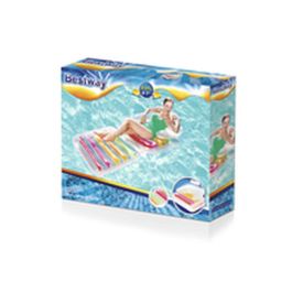 Bestway Sillon Hinchable Plegable Arcoirirs 201x89 cm Playa y Piscina 43023