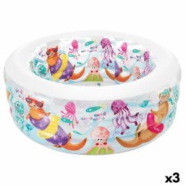 Piscina Hinchable para Niños Intex Acuario 360 L 152 x 56 x 152 cm (3 Unidades)