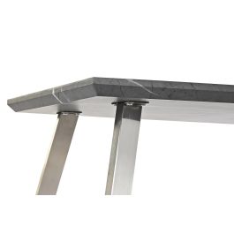 DKD Home Decor Mesa Centro Moderna para Salón Negra, de 120 cm de Ancho x 60 cm de Fondo x 44 cm de Alto, fabricada en MDF y Acero DKD Home Decor Mesa Centro Moderna para Salón Negra, de 120 cm de Ancho x 60 cm de Fondo x 44 cm de Alto, fabricada en MDF y Acero
