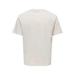 Camiseta de Manga Corta Hombre Only & Sons Onsdawson Reg Blanco
