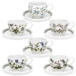 Taza Té Con Plato 200 Ml Portmeirion (6 Unidades)