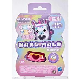 Hasbro Mascota Electrónica Interactiva Nano Mals. con 70 Sonidos y Canciones, 7 cm