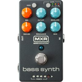 MXR Fx Bass Synth Pedal para Bajo Analógico Vintage con Sub-Octava y Modulación