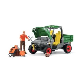 Schleich SCH42659 - Set Guardabosques con Vehículo de Rescate, Figura Articulada de Guardabosques y Perro de Compañía para Niños Schleich SCH42659 - Set Guardabosques con Vehículo de Rescate, Figura Articulada de Guardabosques y Perro de Compañía para Niños