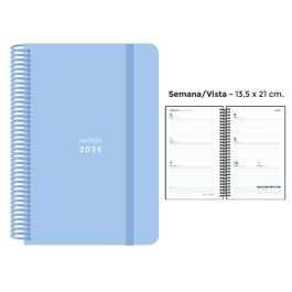 Agenda Anual (2026) Senfort Pastel Espiral Tapa Pp Con Goma 135X210 S/V Azul Precio: 8.88999947. SKU: B1H8PZX2YX