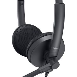 Dell WH1022 Auriculares estéreo con micrófono con cancelación de ruido, audio adaptable y controles accesibles