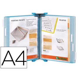 Djois Portacatalogo de Pared Polipropileno con 10 Fundas DIN A4 Color Azul Precio: 57.69000006. SKU: B148FNYDRZ