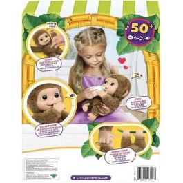 Moose Little Live Pets My Baby Monkey 26558 Juguete Bebé Mono Interactivo con Más de 50 Reacciones y Sonidos
