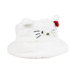 CERDÁ Gorro Pescador de Pelo Hello Kitty para Adulto 100% Poliéster