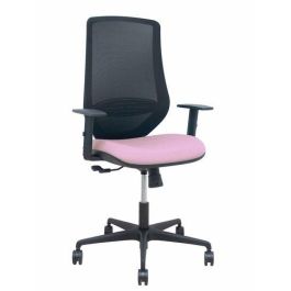 Silla Piqueras Y Crespo Mardos Brazos Regulables Ergonomica Mecanismo Basculante Respaldo Malla Negra Asiento Tapizado Bali Rosa Precio: 243.68999974. SKU: B1HPRREDE5