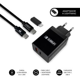 SUBBLIM Cargador Smart charger PD25W+QC3.0+C to C/Lightning cable B Precio: 17.5000001. SKU: B1EFX8VPLK