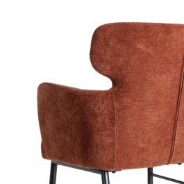 Silla Burdeos Tejido-Metal Salón 59,50 X 62,50 X 86 cm