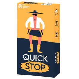 Asmodee Lcqs01Es Quick Stop Juego de Mesa de Cartas de Palabras, 180 Cartas de Situación para Familia y Amigos +10 Años