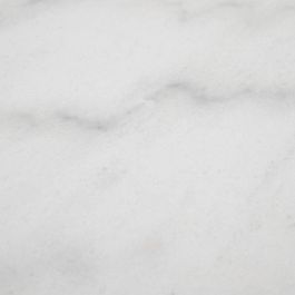 Mesa Auxiliar Blanco-Negro Metal-Mármol 60 X 60 X 71 cm