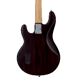 Sterling Stingray Ray4 M/R Bajo Eléctrico, Walnut Satin, Preamplificador 2 Bandas EQ y Pastilla Cerámica Humbucker de bajo ruido