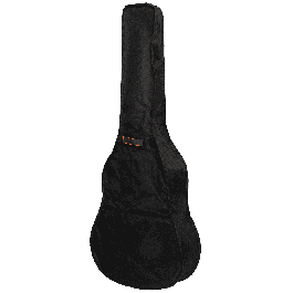 Tobago Funda Guitarra Acústica Poliéster 600D, Bolsillo, Correas Ajustables, Asa Lateral (Display 10 Un.)