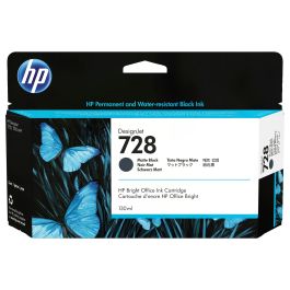 HP 728 Cartucho de Tinta Negro Mate de 130 ml para Impresoras DesignJet T730 y T830 Precio: 154.4999995. SKU: B1GFA4BMYH