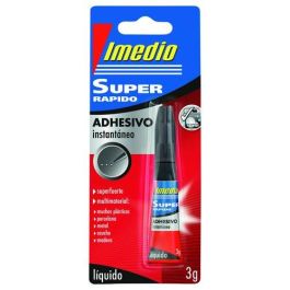 Imedio Pegamento Adhesivo Instantáneo Super Rápido 3g para Plástico, Metal, Madera, Cuero, Cerámica Precio: 2.98999954. SKU: B1DRRN73PW