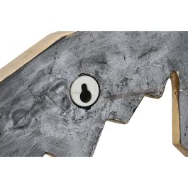 DKD Home Decor Dorado Colibri 4 x 27 x 35.5 cm (2 Unidades) Resina Cristal