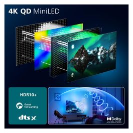 Philips 85MLED910/12 TV 85" QD-Mini LED 4K UHD Smart TV Titan OS Ambilight