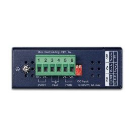 Planet IGUP-805AT Convertidor de Medios Industrial Gigabit SFP 100/1000X a 10/100/1000T RJ45 PoE++ 95W 802.3bt IP30