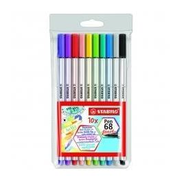 Stabilo Pen 68 Brush Rotuladores C-Surtidos Estuche Plástico 10 Ud Precio: 16.68999948. SKU: B1G9Z676QD