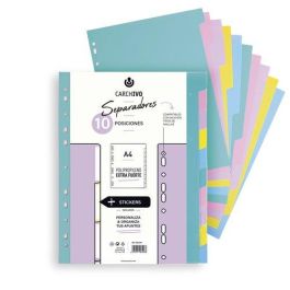 Separadores Carchivo Soft Pp Extra Fuerte A4 10 Pestañas (Set de 10) Precio: 41.7899999. SKU: B147NMK3F8
