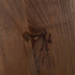 Mesa Comedor Marrón Madera de Acacia 130 X 130 X 76 cm