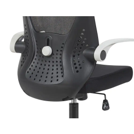 Q-connect Silla de Oficina Terni Malla Ajustable Reposabrazos Negro Cuerpo Negro - Altura Max 1050 mm, Ancho 500 mm, Profundidad 480 mm