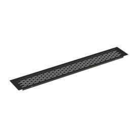 HERRAJES ALK Rejilla Ventilación Zócalo Aluminio Negro Medida 450x70 mm para Muebles Precio: 6.50000021. SKU: B1DR9BNG3H