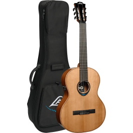 LAG Guitarra Acústica Clásica Nylon Blue Wave 2 Natural Clásica 4/4 Cedro Macizo