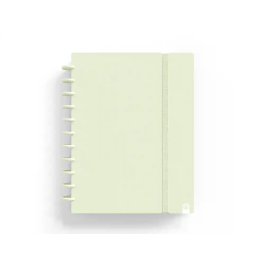Carchivo Cuaderno Ingeniox Foam A4 80h Rayado Horizontal Verde Pastel