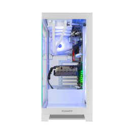 NOX Hummer Glock Midi Tower Blanca Caja PC Semitorre Cristal Templado Gaming