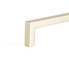 VIEFE Tirador con Diseño U Zamak Latón Cepillado, Distancia Agujeros 192mm, para Puertas y Cajones de Muebles y Armarios