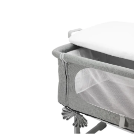 Nania Cama Cododo Gris Ajustable 5 Alturas Colchón 4cm - DODI Bebé 0-6 Meses