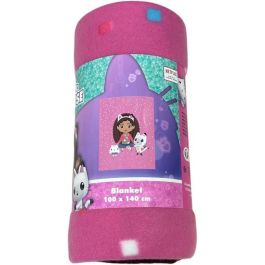 Gabby'S Dollhouse AUC1718139472903 Manta de Gabby y la Casa Mágica, 100 x 140 cm