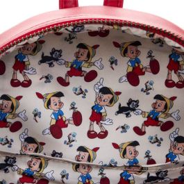 Loungefly Mochila Pinocho Disney 26cm Piel Vegana Detalles Aplicados y Bordados