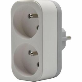 Quarx Interruptor Biplite 2P 16A Blanco y Gris Claro, Conforme a NF