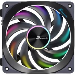 Seasonic MagFlow 1225PWM ARGB Ventilador para PC 120mm, 2000 RPM, Negro - Kit 1-Fan