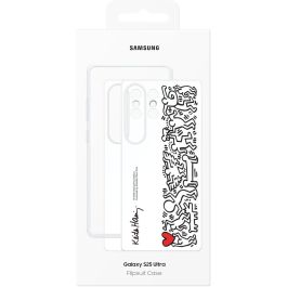 Samsung EF-MS938 Flipsuit Case para Galaxy S25 Ultra, funda protectora de fácil aplicación, multicolor y blanco