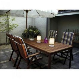 Smartwares 5000.472 Lámpara de Mesa LED Portátil Inalámbrica Batería 8-15h Uso Exterior IP44 Luz Blanca Cálida 3000K 4.7W 160lm Clase A