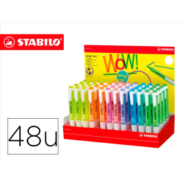 Stabilo Rotulador Fluorescente Swing Cool Expositor 48 Unidades Colores Surtidos Precio: 54.58999942. SKU: B1HWTCBY8G