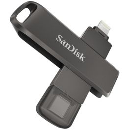 SanDisk iXpand Luxe Duo USB 3.1 USB-C / Apple Lightning 128GB - Pendrive Negro
