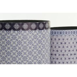 Papelera Sixties DKD Home Decor Azul Blanco 23 x 35.3 x 31.5 cm Set de 2 Papelera Sixties DKD Home Decor Azul Blanco 23 x 35.3 x 31.5 cm Set de 2