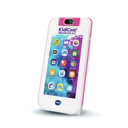 VTECH Kidicom Advance 3.0 Blanco y Rosa - Teléfono para niños 6-12 años