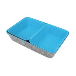 Confortime Set de 3 Organizadores de Fieltro 28x19x6 cm (6 Unidades)