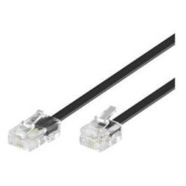 MicroConnect MPK456S Cable RJ11-RJ45 6m Negro 6P/4C-8P/4C para Telefonía, Módem y Redes