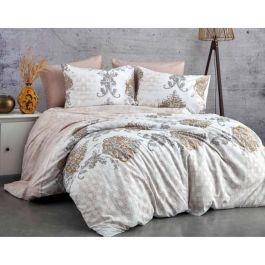 ASI8683342462983 - Juego de cama: 1 funda nórdica 220x240 cm + 2 fundas de almohada 60x60 cm - 100% algodón reforzado - Marrón Precio: 61.49999966. SKU: B1KDWYYXLW